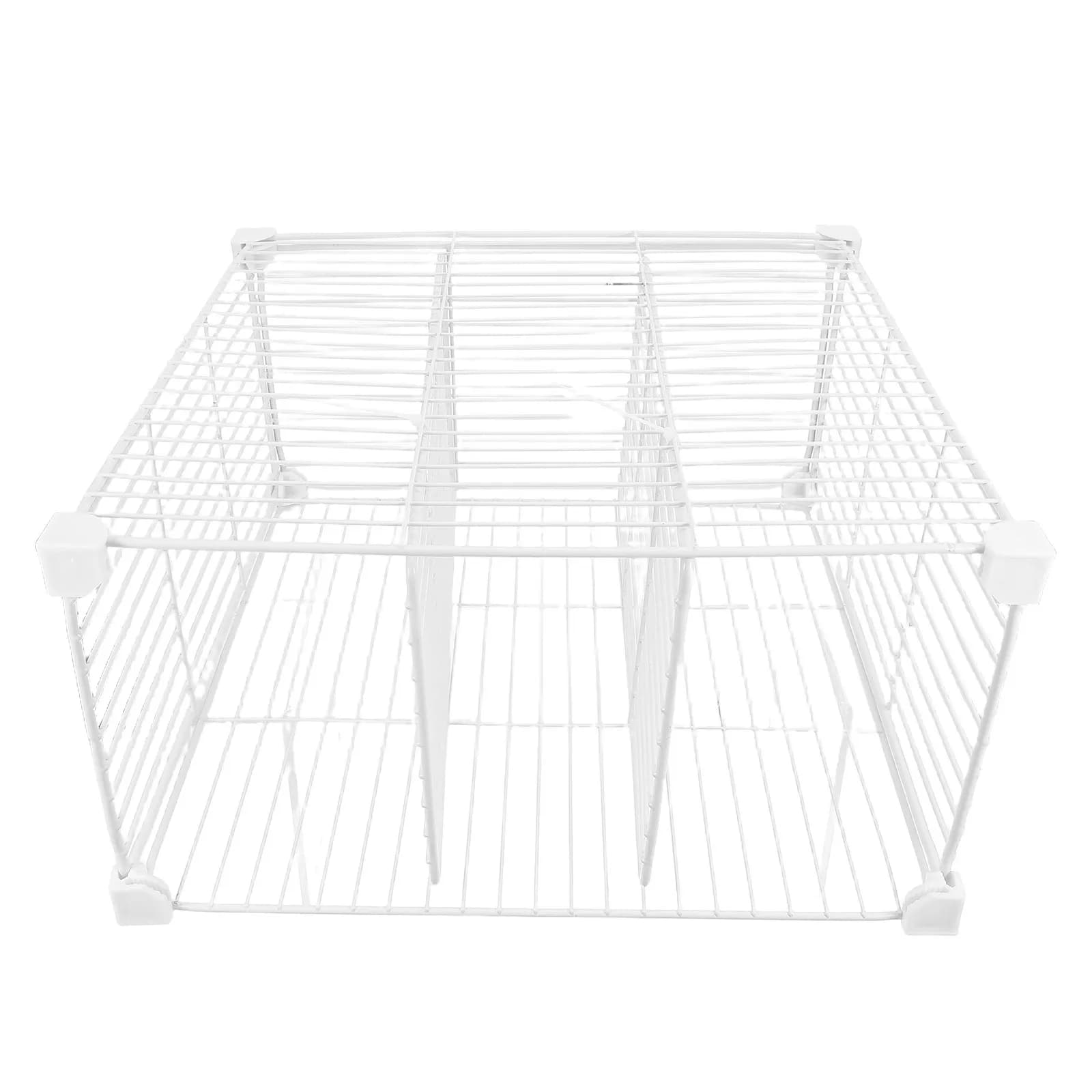 Contenitori trasparenti in plastica per ghiaccio, organizer per frigorifero, cestelli impilabili per ripiani del freezer, contenitori per alimenti da cucina