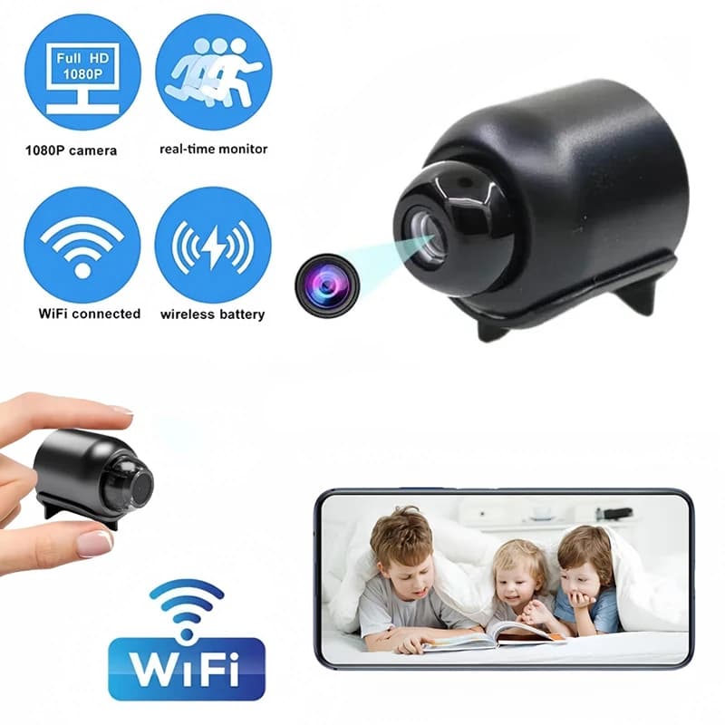 X5 Mini telecamera WiFi Protezione di sicurezza wireless Monitor remoto Videocamere Video sorveglianza Smart Home Mini DV Cam Telecamera HD