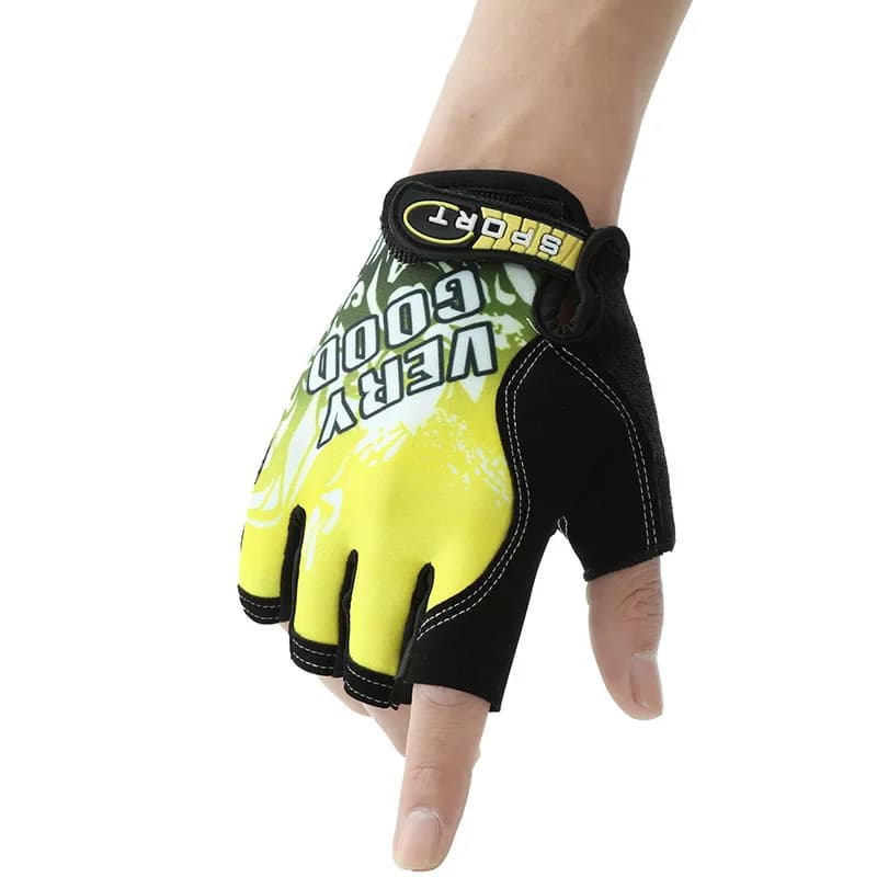 Unisex Summer Gloves without fingers for training, light and breathable, Solar Gym Guard, Cycling, Hiking, Deliveries and Work