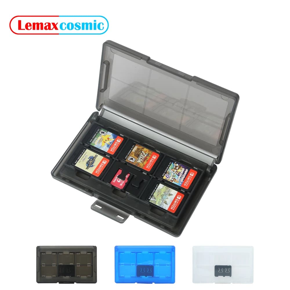Custodia Protettiva Rigida Portatile 12+2 in 1 per Schede di Gioco Nintendo Switch 1 2 OLED Lite