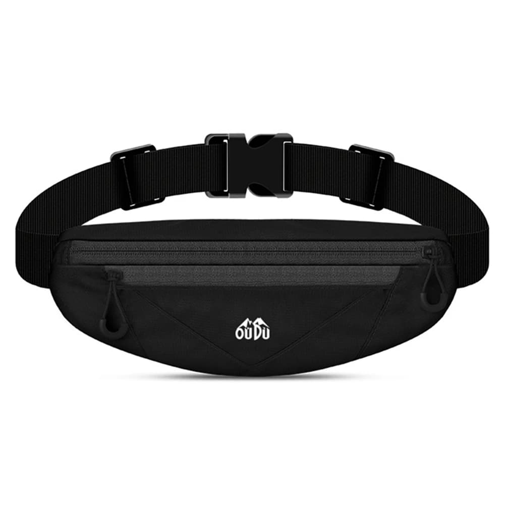 Sport unisex Corsa Ciclismo Jogging Auricolare Marsupio Borsa Tasca-Nero-AA85