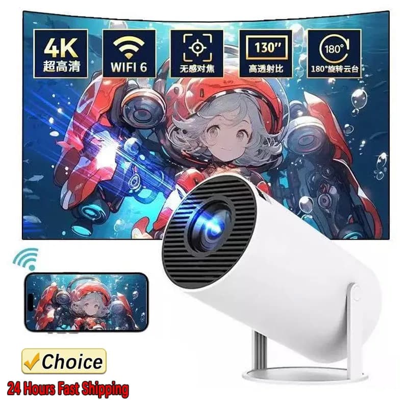 2026 Proiettore Più Nuovo HY300 Mini Tasca Portatile Smart Proiettore Android Proiettore Home Theater Magcubic Senza Fili Hy300