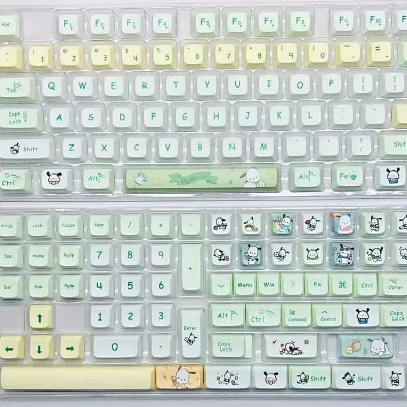 Heat sublimation cap PBT height PBT series MINISO Sanrio Pochacco MOA compatible with mechanical keyboard