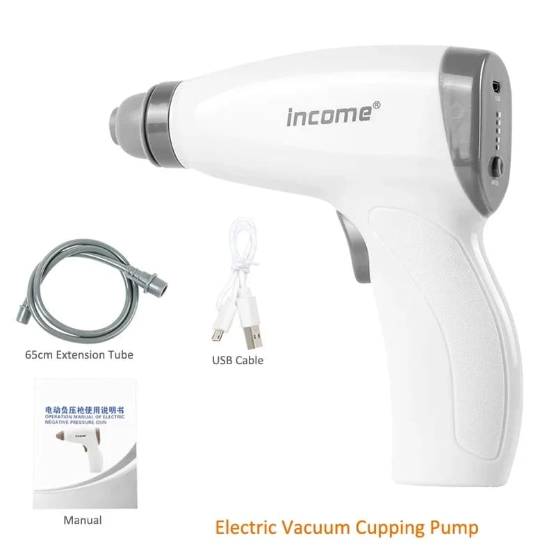 Electric Coptic Gun Negative Pressure Coptic Pump USB Charging Tool Chinese Massage for Lymphatic Drain Raschiando Gua