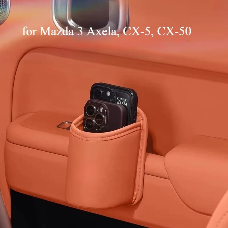 Portabicchieri per Portiera Auto e Contenitore Portaoggetti per Sedile per Mazda 3 Axela, CX-5, CX-50, Organizzatore per Bevande Auto