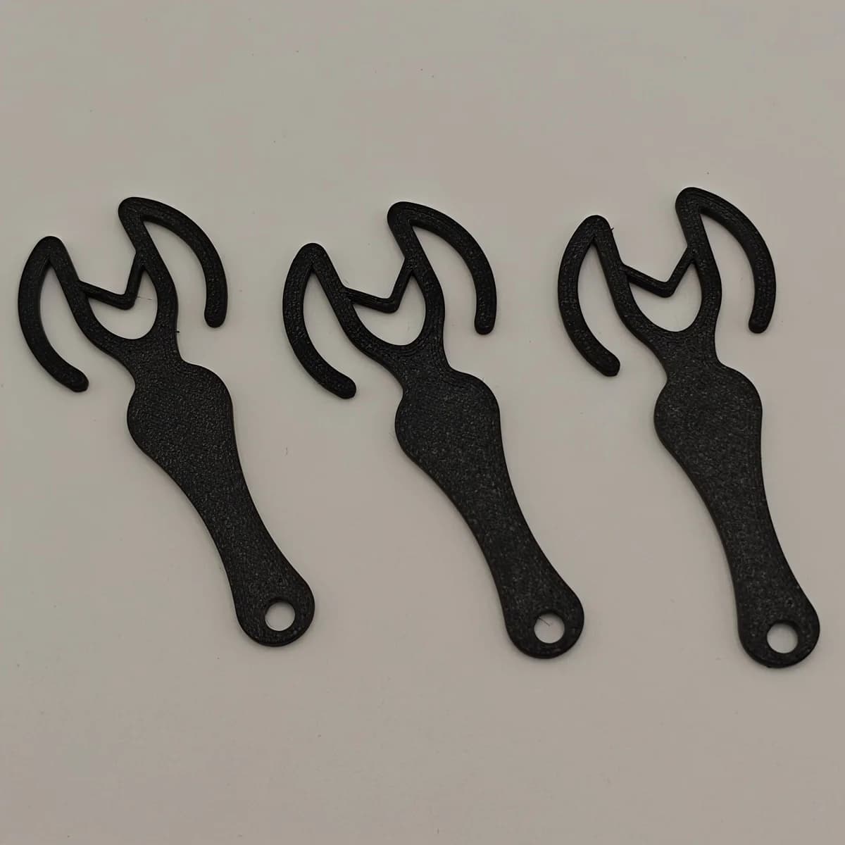 3PCS Plastic Shopping Cart Token Keychain Reusable Supermarket Trolley Unlock Tool Mini Coin Replacement Novelty Key Ring Birthd