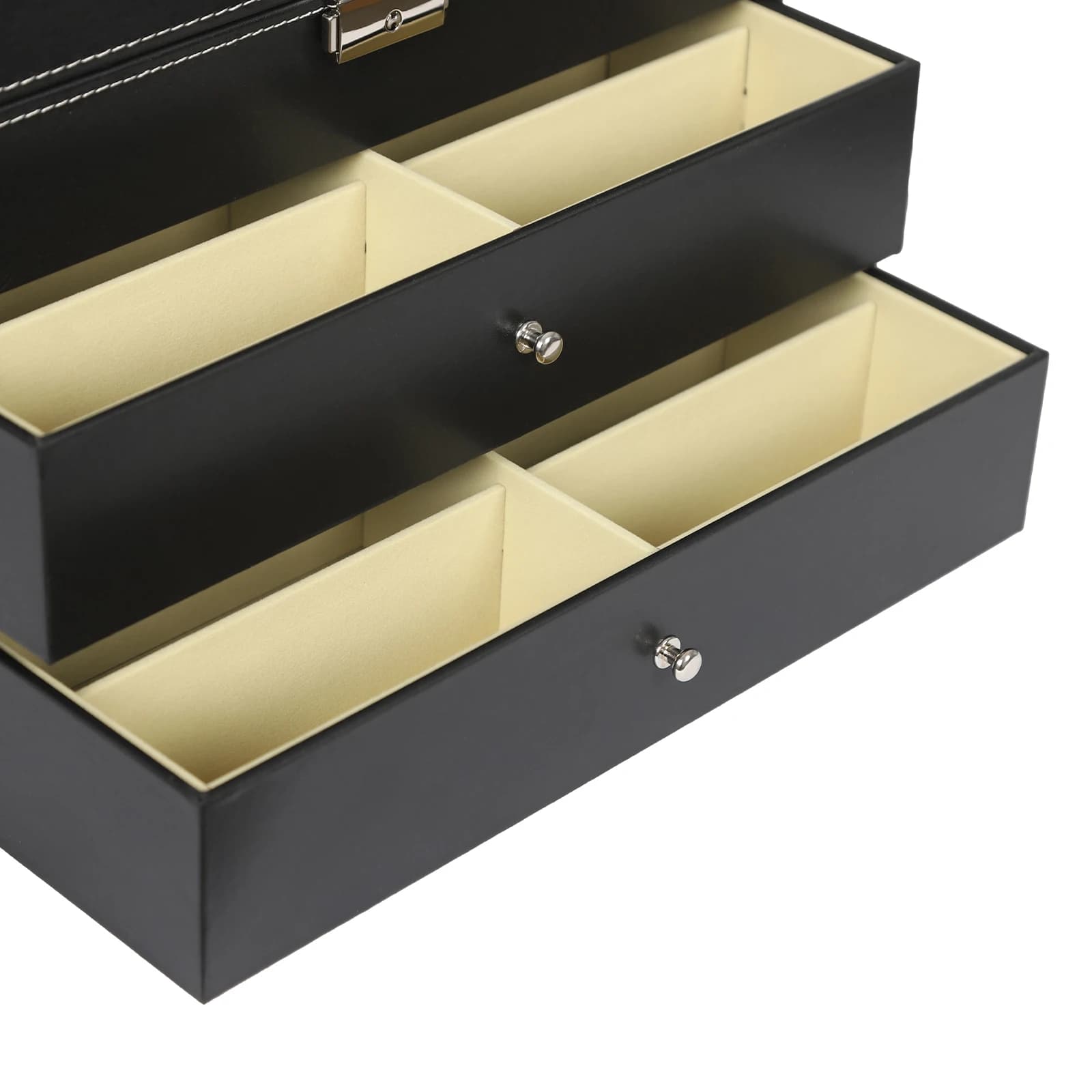 Vetrina per occhiali a tre livelli con occhiali da sole grandi da 24 pezzi con cassetto portaoggetti