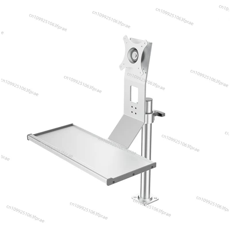 Support for LCD Monitor from Desk with Head Swivel and Clamp