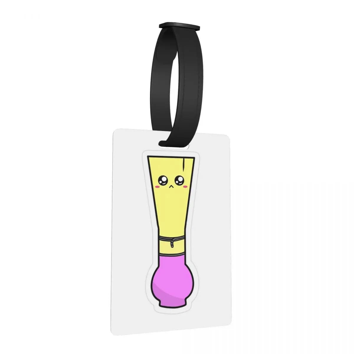 Etichette per Bagagli a Forma di Ance di Fagotto, Accessori per Valigie, Targhette per Bagagli da Viaggio, Porta Etichette con Nome e Indirizzo