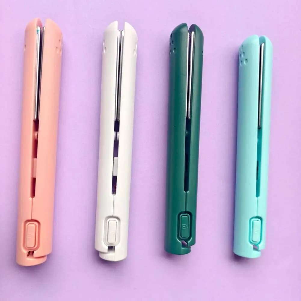 Mini USB interface stretching hair and iron curling hair at low power no damage to hair fringe tool for styling for students in dormitory E0H7