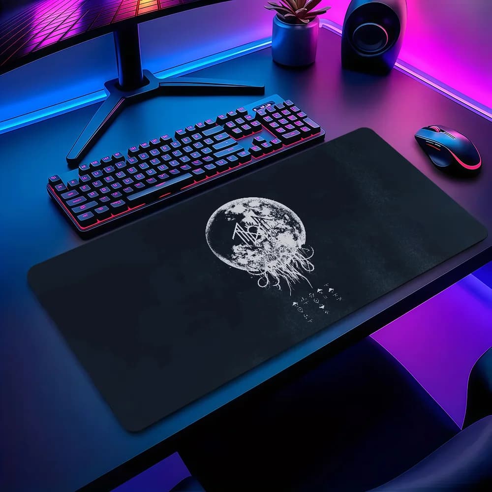 S-Sleep Token Even in Arcadia Mouse Pad Tappetino per mouse antiscivolo ispessito, grande, con bordo di fissaggio, per ufficio, studenti, gaming