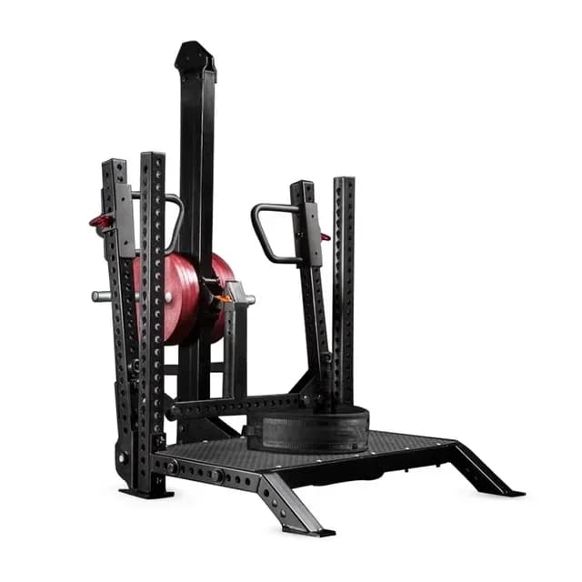 Free weight plate loaded half machine for squat equipment gym tower for squat exercise belt for training force cage for squat rack