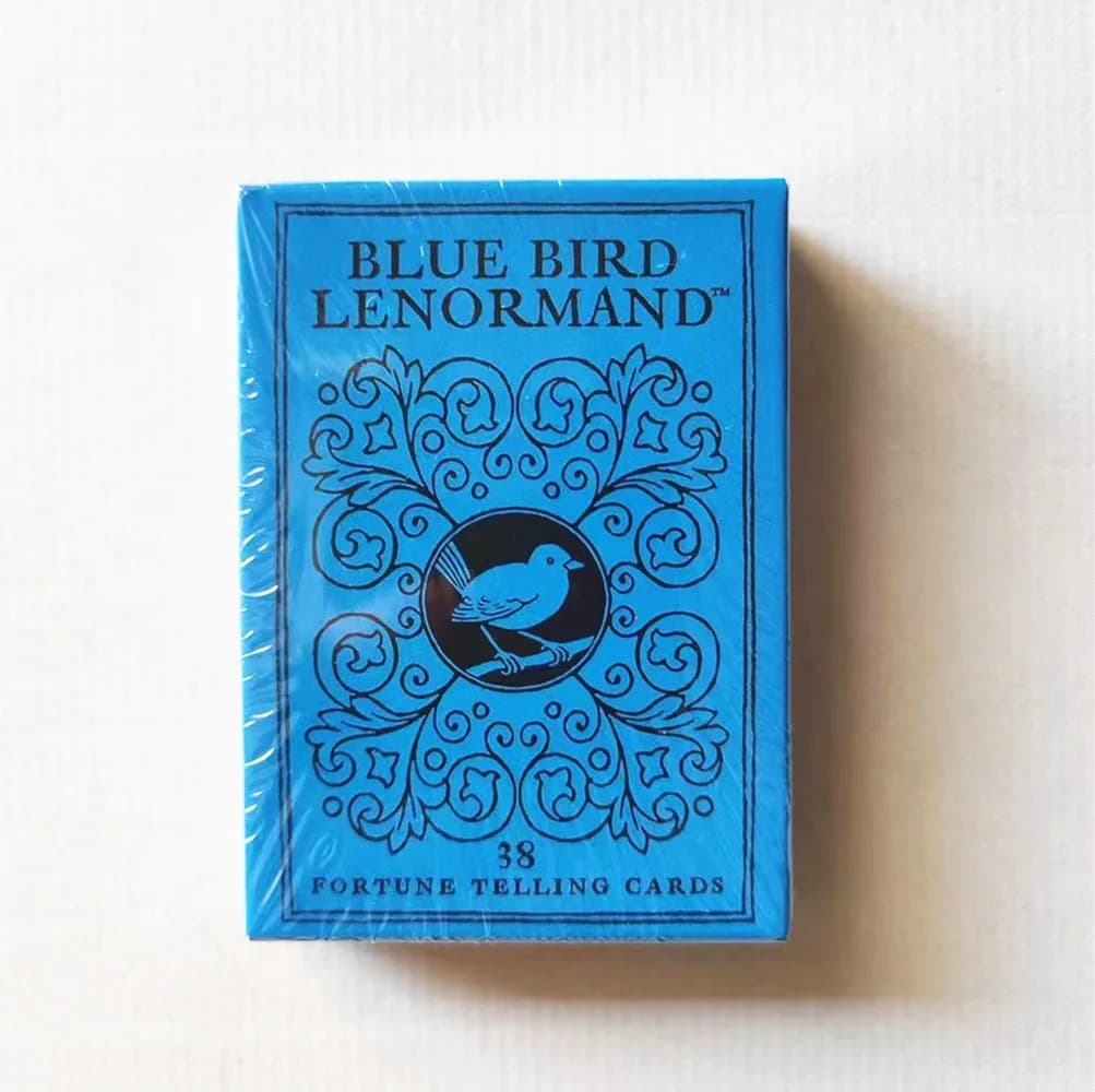 Blue Bird Lenormand Oracle Cards A 38 Tarocchi Mazzo di carte Carta Oracle inglese per divinazione Gioco da tavolo per adulti con guida PDF