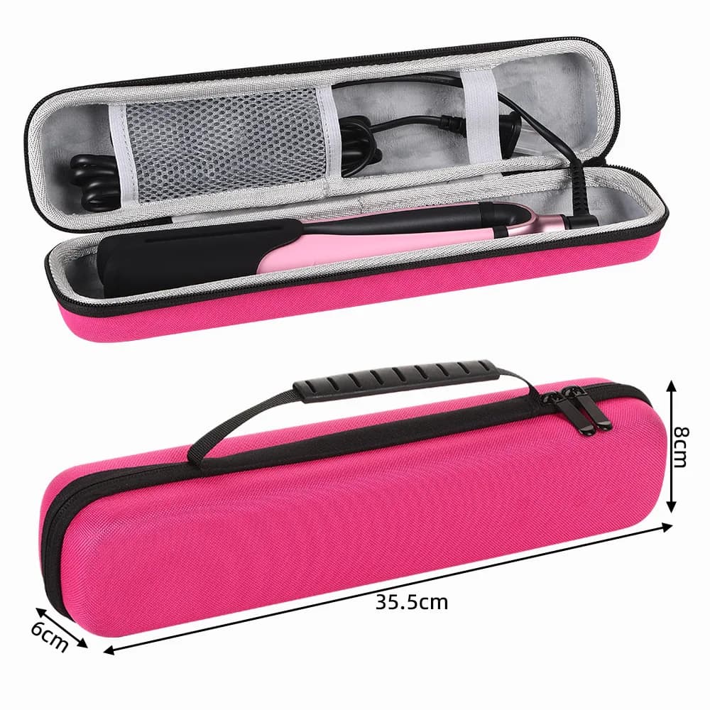 Hair Plate Case in Eva Curtain for Iron Curtains for curling clips Curtains for waterproof and anti-duty hair clips