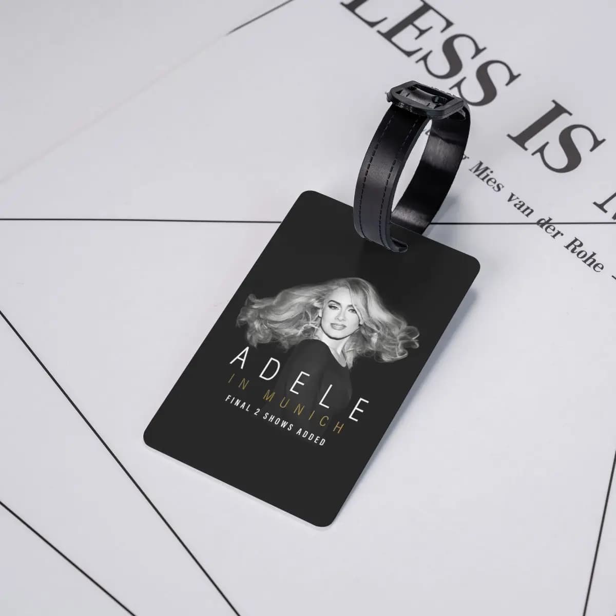 Etichette per Bagagli del Tour 2024 della Cantante Adele, Accessori per Valigie, Etichette per Bagaglio da Viaggio, Porta Etichette con Nome e ID