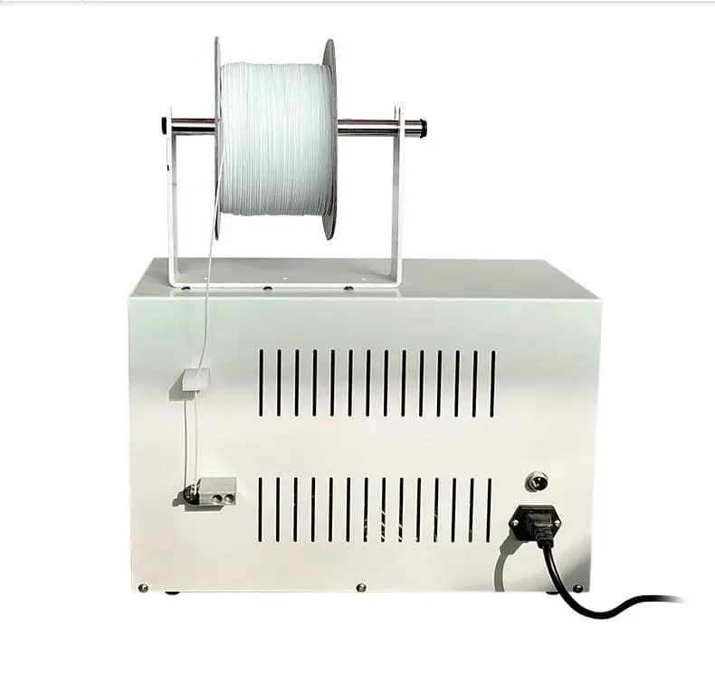 Macchina avvolgicavo automatica multifunzione con touchscreen RZJ 25-60mm per avvolgere e legare cavi di alimentazione e cavi dati.