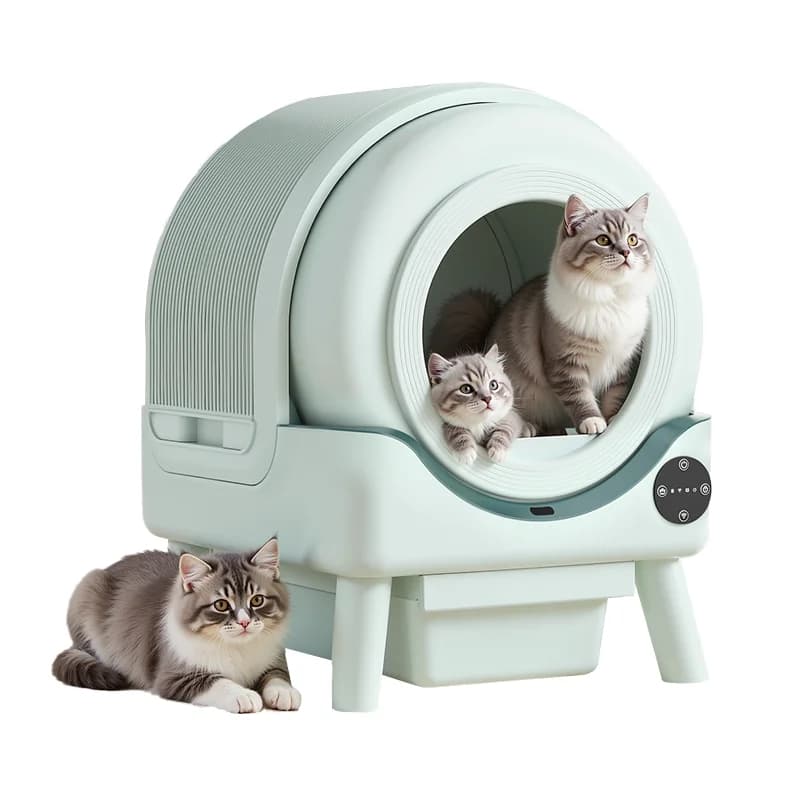 Lettiera Intelligente per Gatti Pet Factory Big Tuya con Controllo WiFi tramite App, Toilette Elettrica Automatica Autopulente per Gatti