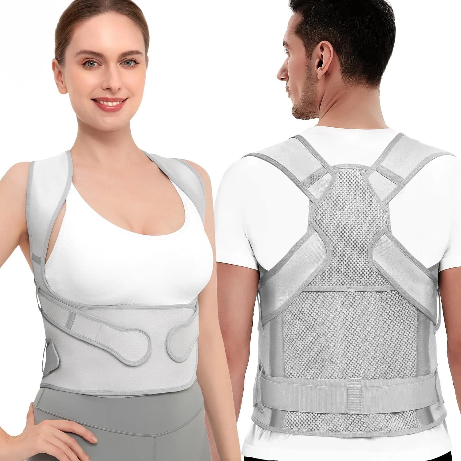 Posture Corrector for Women and Men Support: Back Support Brace - Shoulders Straightener