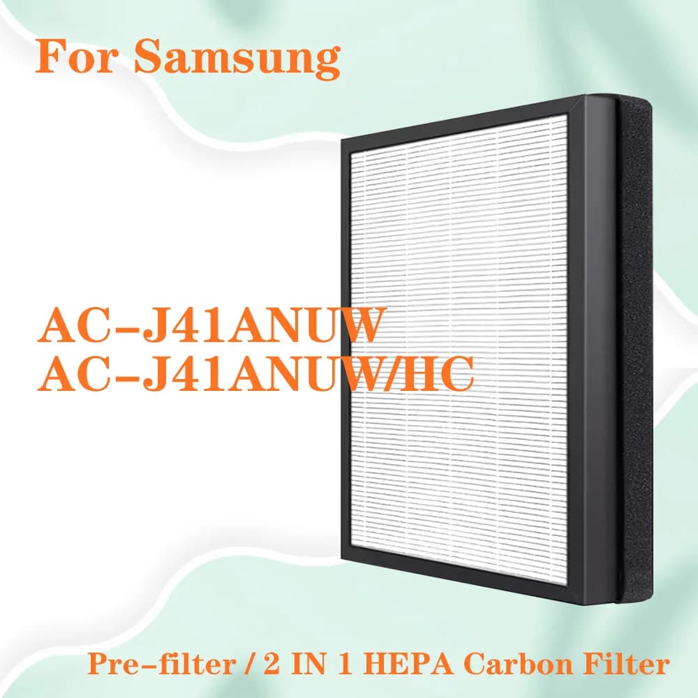 Filtro di ricambio per purificatore d'aria Samsung AC-J41ANUW AC-J41ANUW/HC, filtro compatibile HEPA composito al carbonio