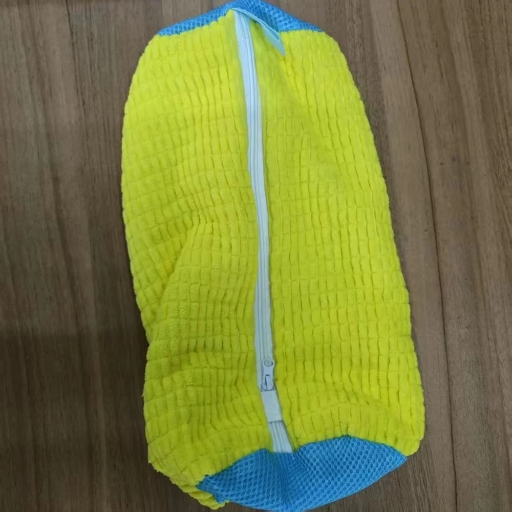 Padded Shoe Washing Bag Mesh Laundry Protector Polyester Net for Washing Machine Sneaker Drying Storage Home Travel Cleaning Use