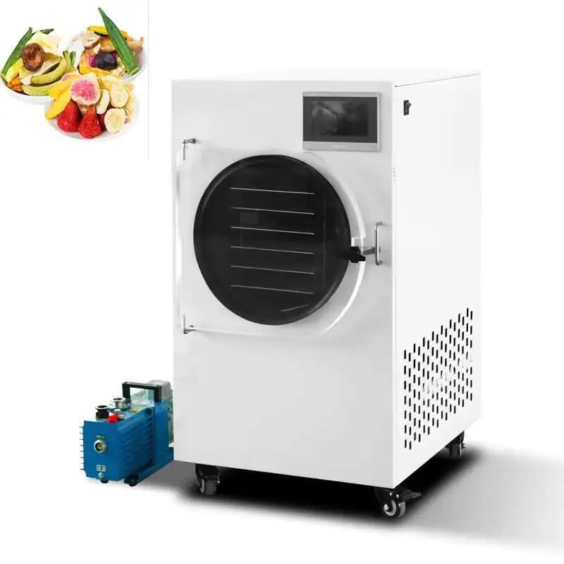 Freeze Dryer 1-8kg Vacuum Fruit Freeze Drying Dried Hines Mini Vegetables Lyophilizer Food Freezer Dryer