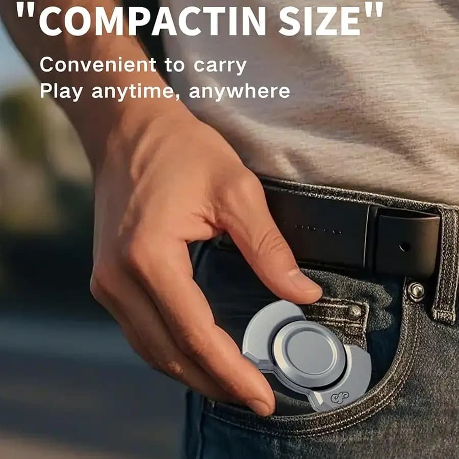 360 ° Giocattoli Antistress Rotanti con Carte Magnetiche EDC, Fidget Spinner da Scrivania per Alleviare lo Stress e l'Ansia, Regalo Sensoriale