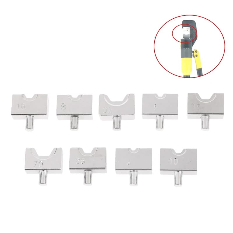 1 paio YQK-70 pinza idraulica stampo strumento di crimpatura esagonale 4 6 8 10 16 25 35 50 70 M ㎡