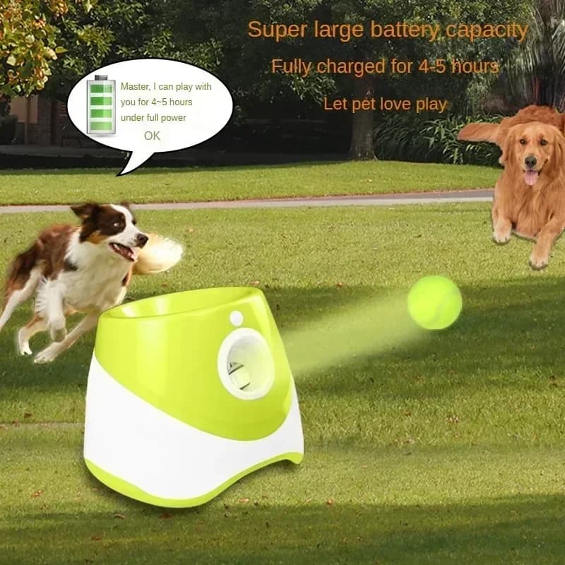 Catapulta per cani lanciatore di palline giocattolo per cani lanciatore di palline da Tennis palla da salto giocattoli Pitbull macchina per palline da Tennis tiro automatico Pet