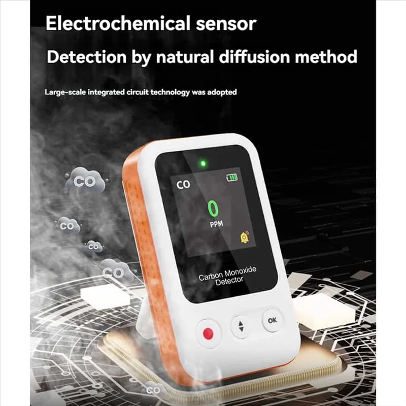 APPLIA-Rilevatore di allarme monossido di carbonio per anidride carbonica, monitoraggio portatile del rilevamento della concentrazione di CO