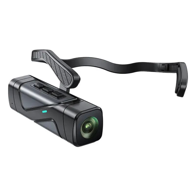 Videocamera sportiva 4K ad alta definizione con montaggio su testa, grandangolo 5K 60fps, supporta l'registrazione su scheda e la connessione Wi-Fi