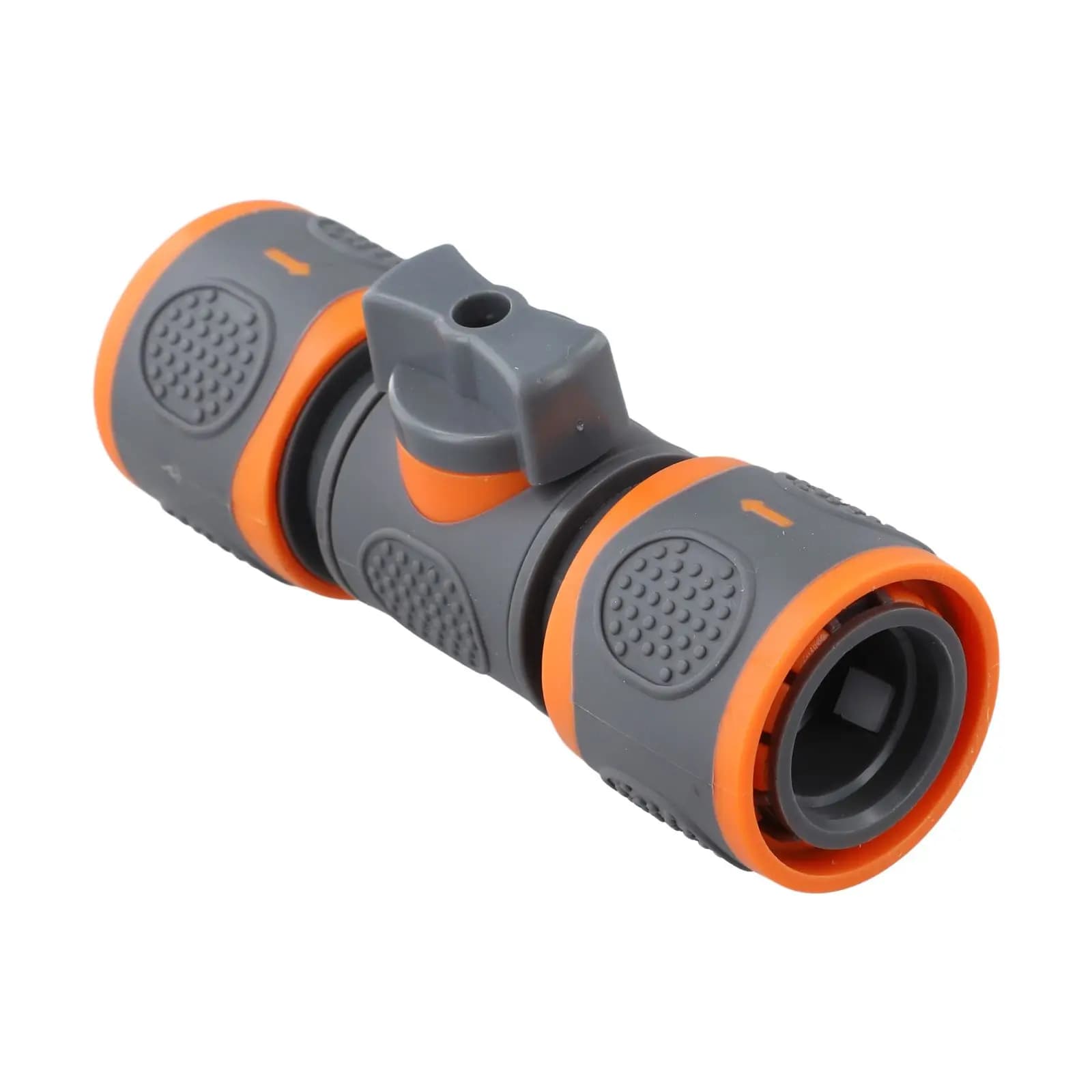 4 Pack Hose Connectors with ShutOff Valve and Regulating Valve for Water Flow Control in Garden and Agricultural Settings
