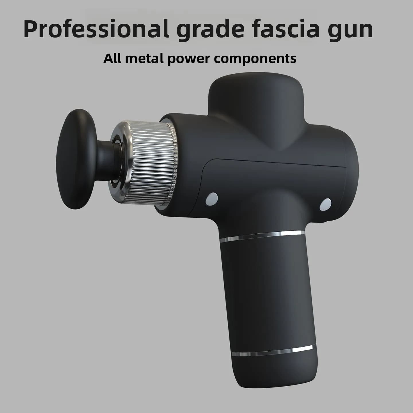 Pistola Massaggiante Muscolare Professionale Silenziosa Senza Spazzole ad Alta Potenza con Testine Multiple
