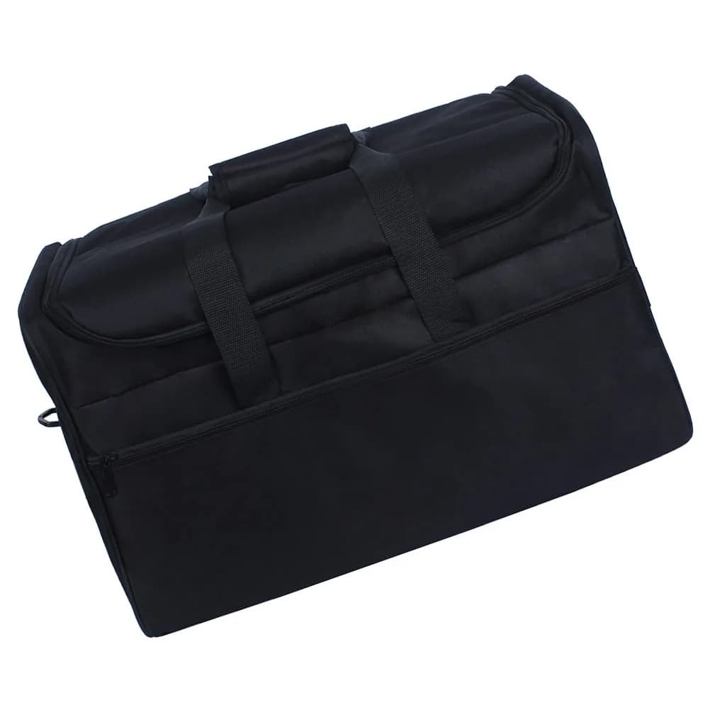Borsa per batteria Cajon 600D Oxford nera Imbottitura da 5 mm Custodia resistente per bacchette Accessori Custodia da viaggio Custodia per strumenti