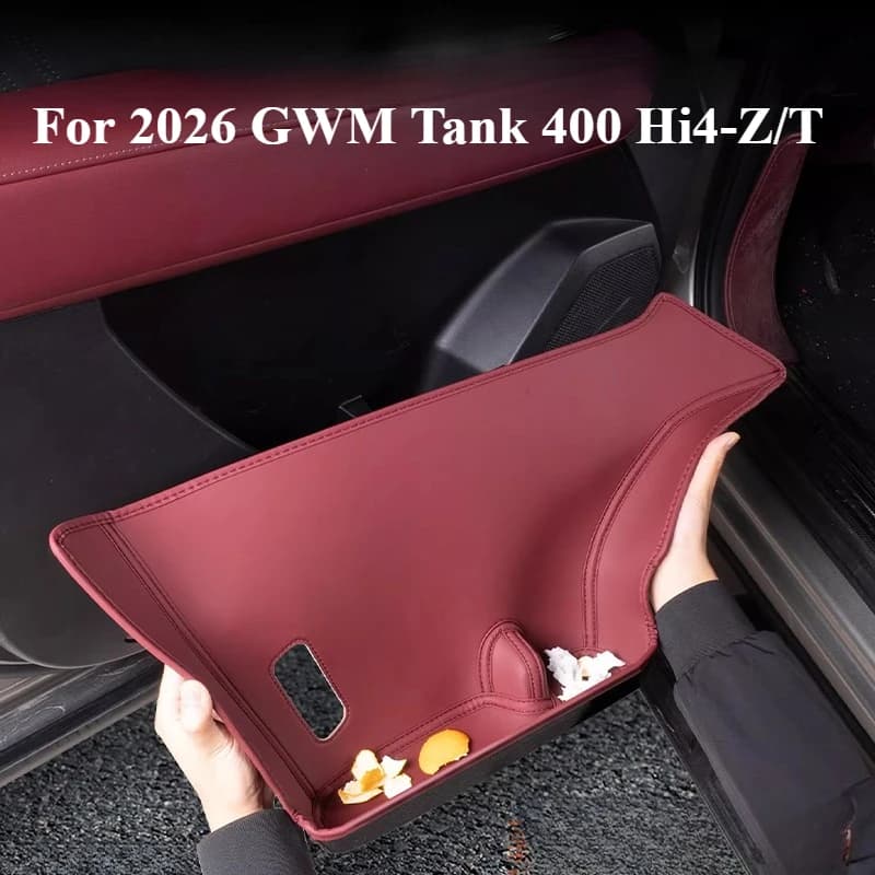 Per GWM Tank 400 Hi4-Z/T 2026: Tappetino Antiscivolo in Pelle per Vano Portaoggetti, Accessori Decorativi per Interni Auto