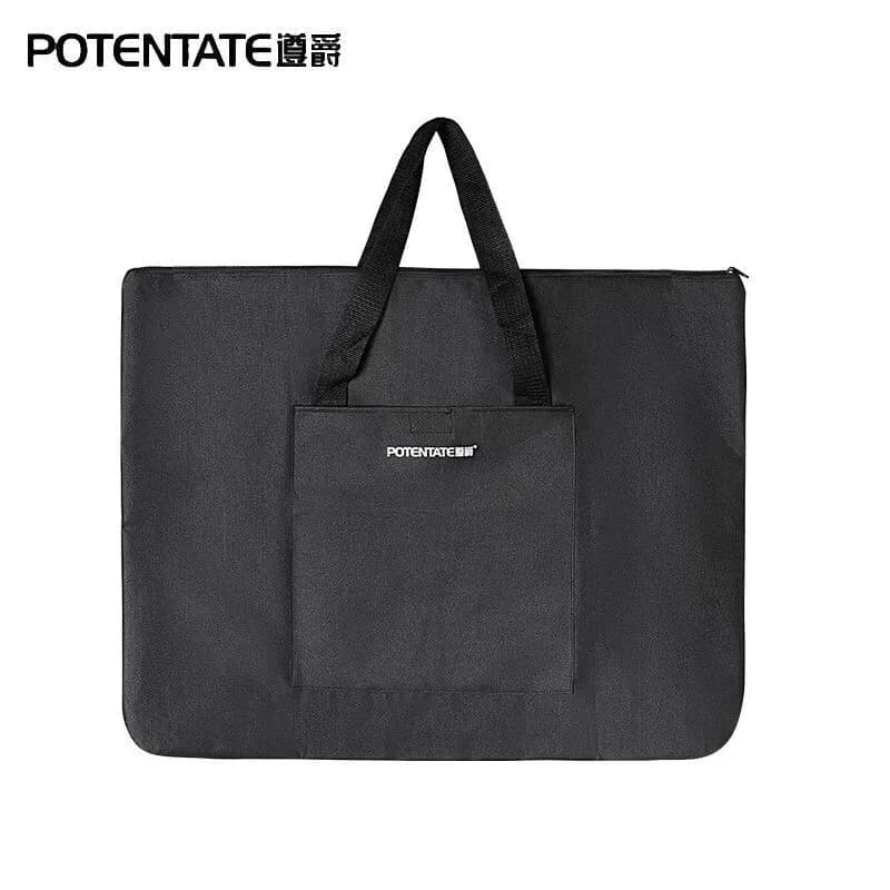 Waterproof Dacron Large 4K/8K Tote Bag Black Transport Case for posters, sketches and designs