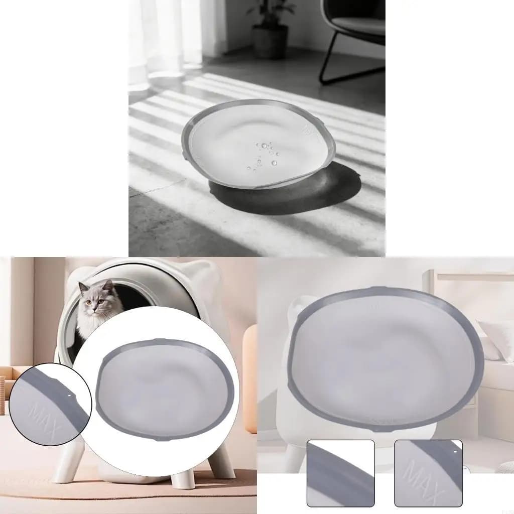 F19B Catss Litter Mat Accessory Part Leakproof Plastomer Pad Cats Litter Pad Replacement Suitable for Automatic Litter Box