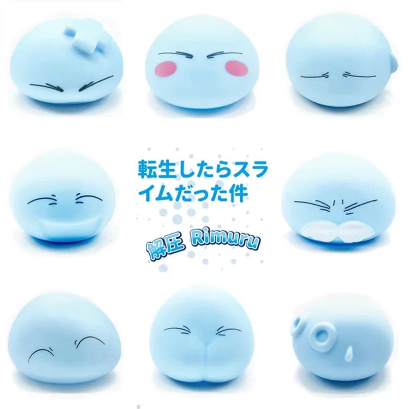 Quella volta che mi sono reincarnato come una melma Japan Anime Rimuru Tempset Blind Box Squishy Fidget Toy Stress Release Doll Regali per bambini