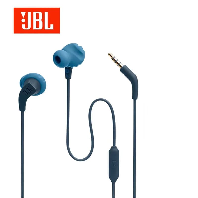 JBL ENDURRUN 2 Cuffie intrauricolari ufficiali autorizzate Microfono incorporato Cuffie da gioco sportive cablate Bassi pesanti impermeabili