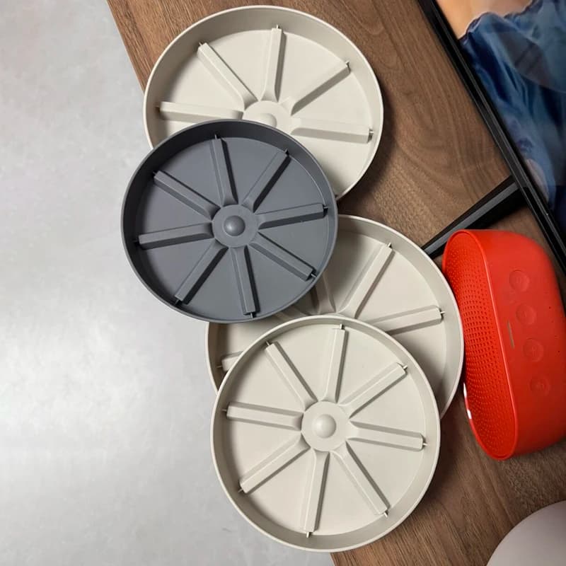 Base Plate for Flower Jar, Resin Tray Refined for Indoor and Exterior Plants