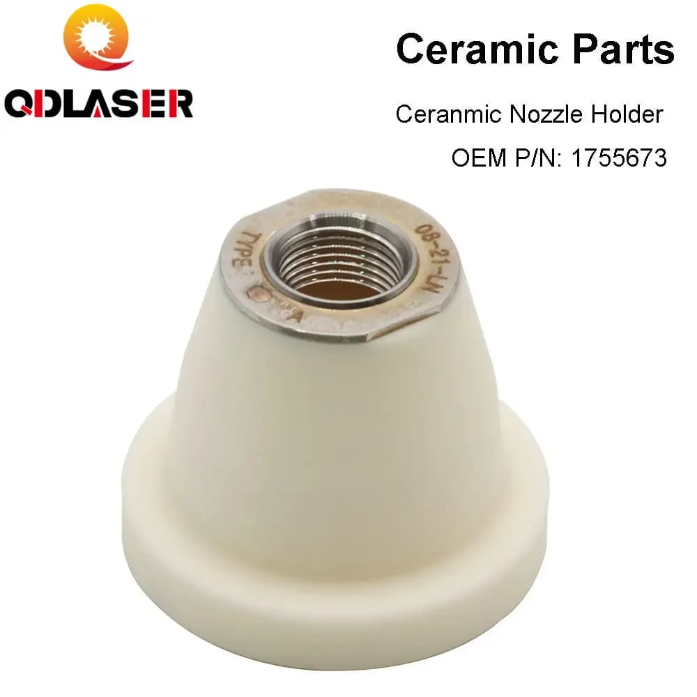 QDLASER Laser Ceramic Nozzle Holder OEM PIN 1755673 For Trumpf Fiber Laser Cutting Head