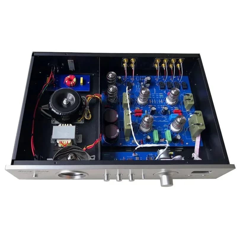 Ultimo Preamplificatore Valvolare Hi-Fi Stereo XiangSheng 728A di Alta Gamma con Valvole 12AT7 12AU7 e Telecomando