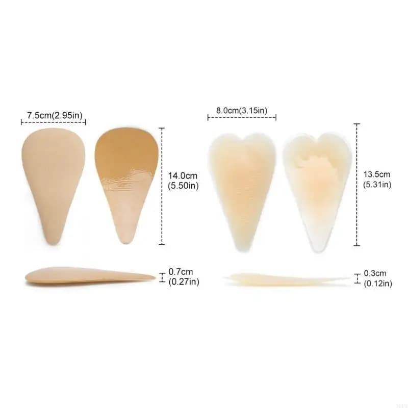 N0PE Women Reusible Silicone Cameltoe Concealer Patch per adattamento sicuro e invisibile