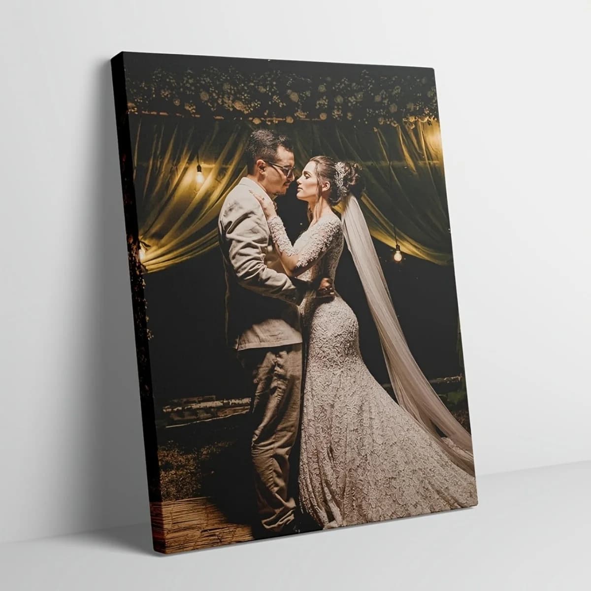 Custom Personalized Canvas Wall Art – Pet and Family Photo Prints, Perfect Gift for Mom, Men, and Women – Unframed, Suitable for