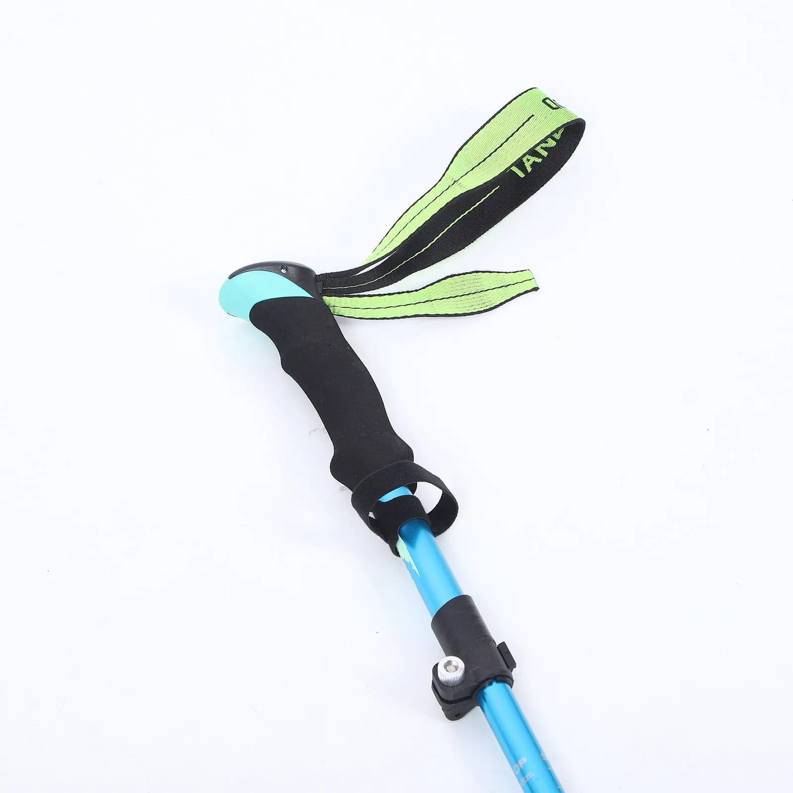 5 Sections Foldable Aluminum Walking Cane Telescopic Anti-Skid Walking Stick Hiking Trekking Pole Adjustable Length Portable