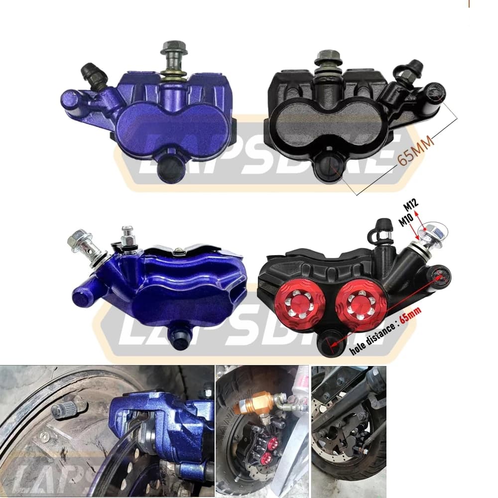 65 millimetri Moto Anteriore Posteriore Pinza Freno Pompa Idraulica Per 50cc-250cc GY6 ZY125 JOG Scooter E-Bike Dirt Pit Bike Quad ATV parti