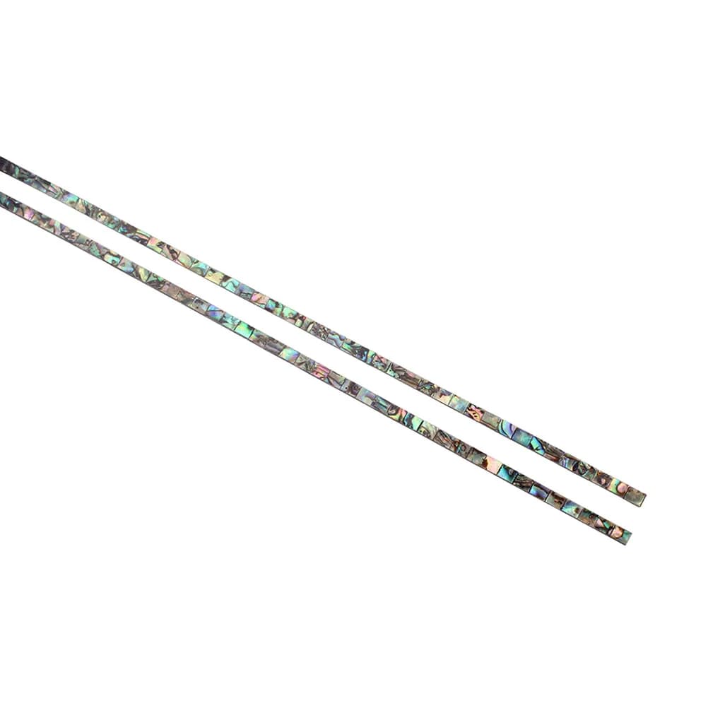 Striscia di rilegatura in conchiglia di abalone da 800 mm, colorata, per riparazione e protezione del corpo di chitarra, basso e ukulele