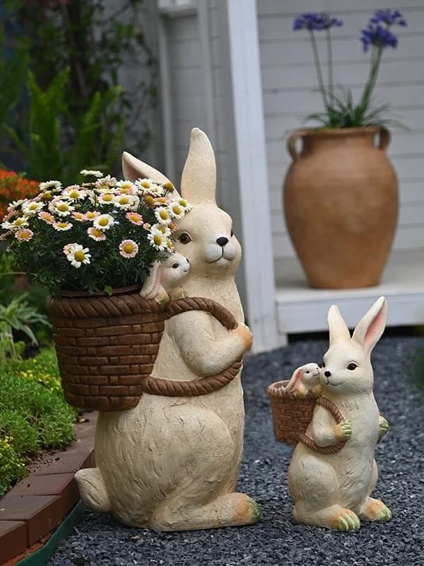 Rustic Garden Decorative Plant Pots Mr. Garden Creative Personalized Artistic Flower Vases Balcony Villa Arrangement Ornaments