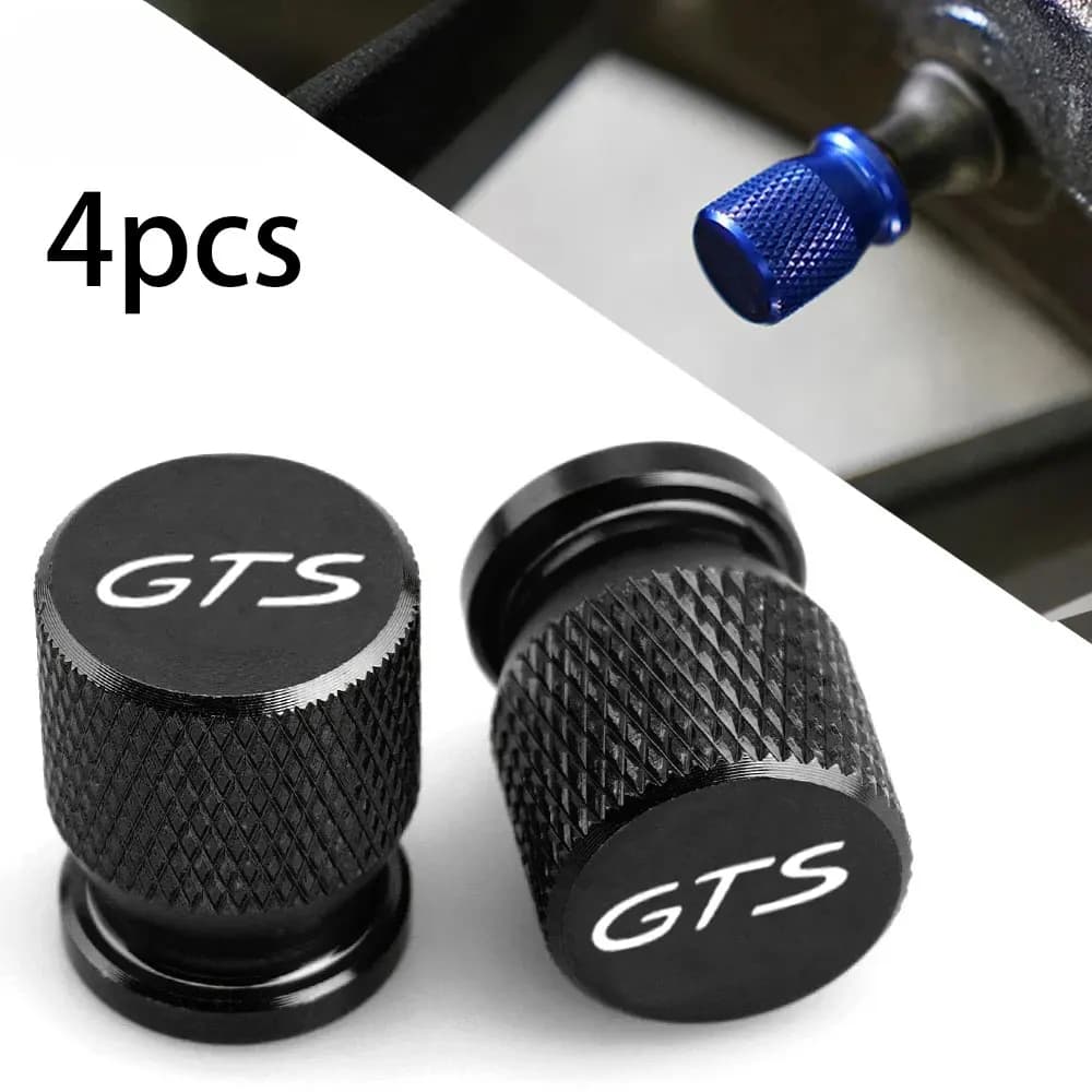 Auto Wheel Valve Rubber Roller Coats Airdust Covers Waterproof For Porsche GTS Cayenne Cayman Panamera Macan 911 718 928 901 930