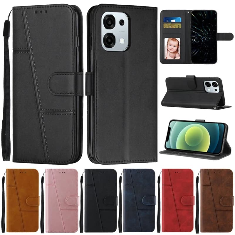 Per OPPO A6 Pro 5G Custodia Flip Portafoglio Copertina del libro Per Coque Oppo A6 Pro A6Pro 4G CPH2781 CPH2799 Custodia protettiva in pelle per telefono Fundas