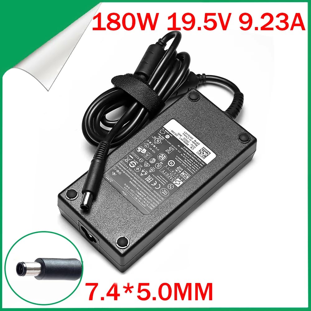 Adattatore AC per Laptop 180W 19.5V 9.23A per Dell Precision M4600 M4700 M4800 Alienware 13 R3 G3 Caricabatterie DA180PM111 597609-001
